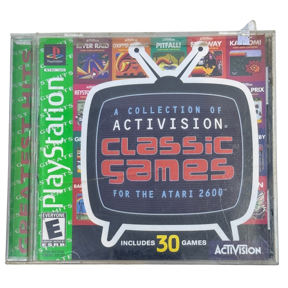 Activision Classic Games for the Atari 2600 Sony PlayStation PS1 SLUS-00777GH